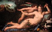 Alessandro Allori, Venus disarming Cupid.